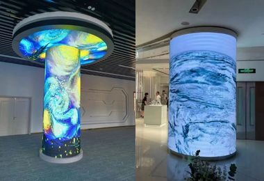 Installation of creative LED display