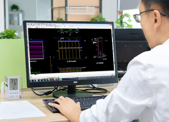 LED display design drawing