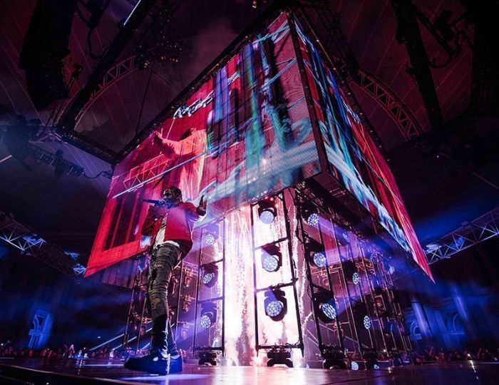 Transparent LED Wall for Concert